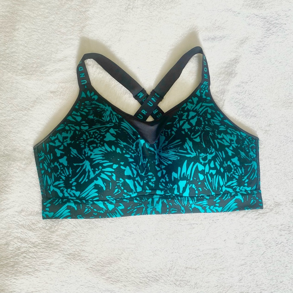 Women's Under Armour Infinity High Printed Sports Bra | Size 1X